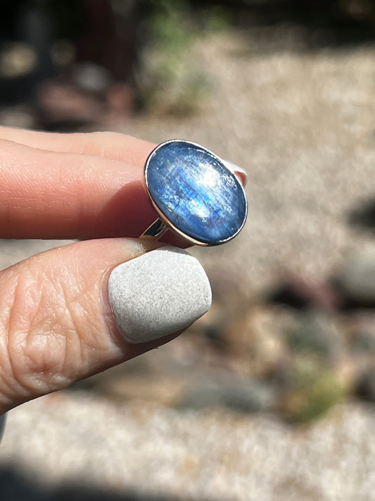 Blue Kyanite Ring