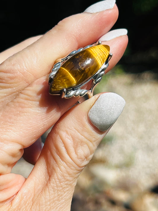 Tigers Eye Ring