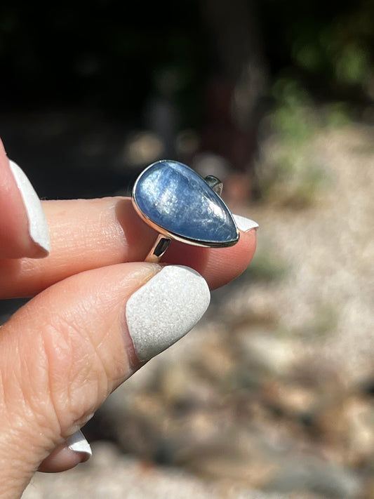 Blue Kyanite Ring