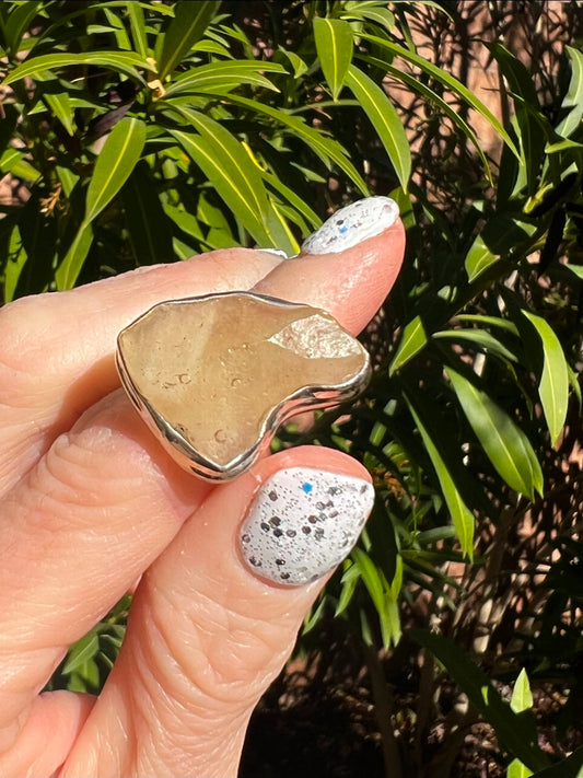 Libyan Desert Glass Ring 2