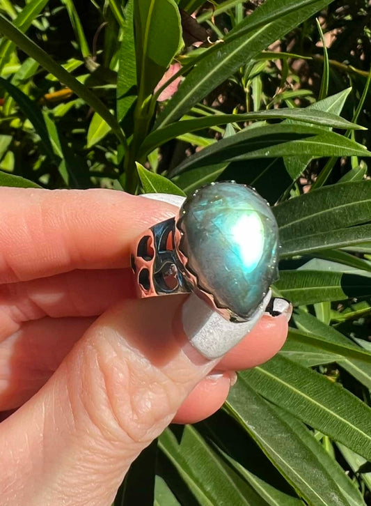 Labradorite Ring