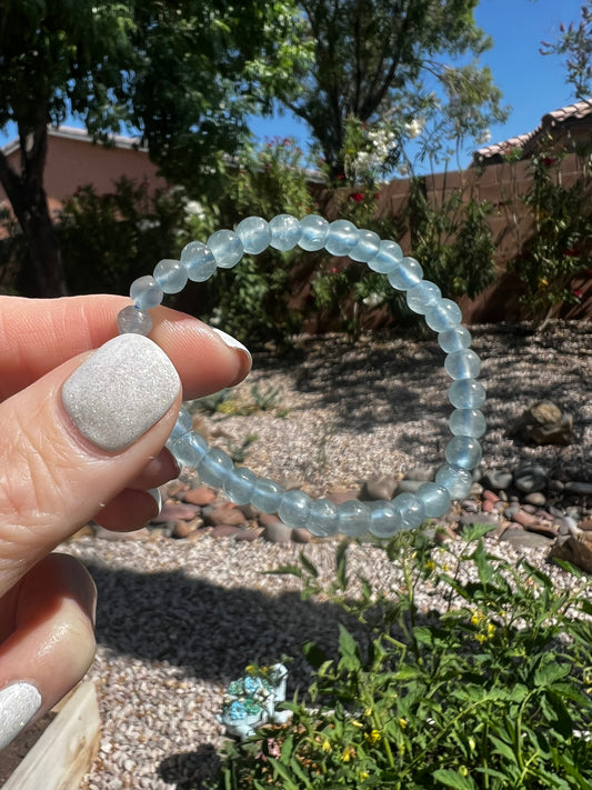 Aquamarine Child's Bracelet