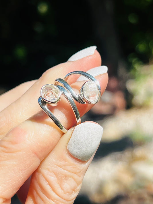 Herkimer Diamond Ring