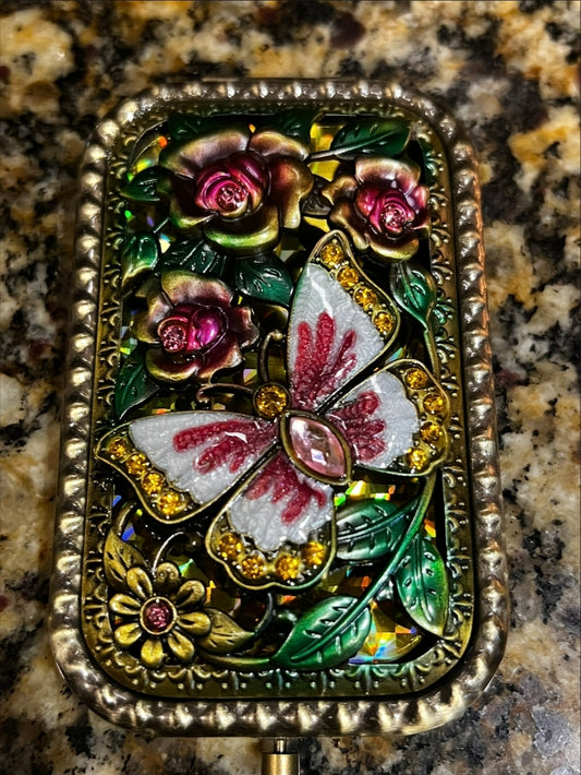 Butterfly, Daisy & Roses Mirror